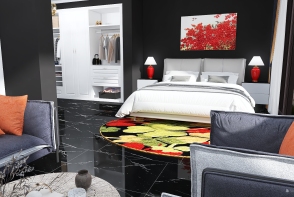 Macharel Hotel Master Bedroom Design Rendering