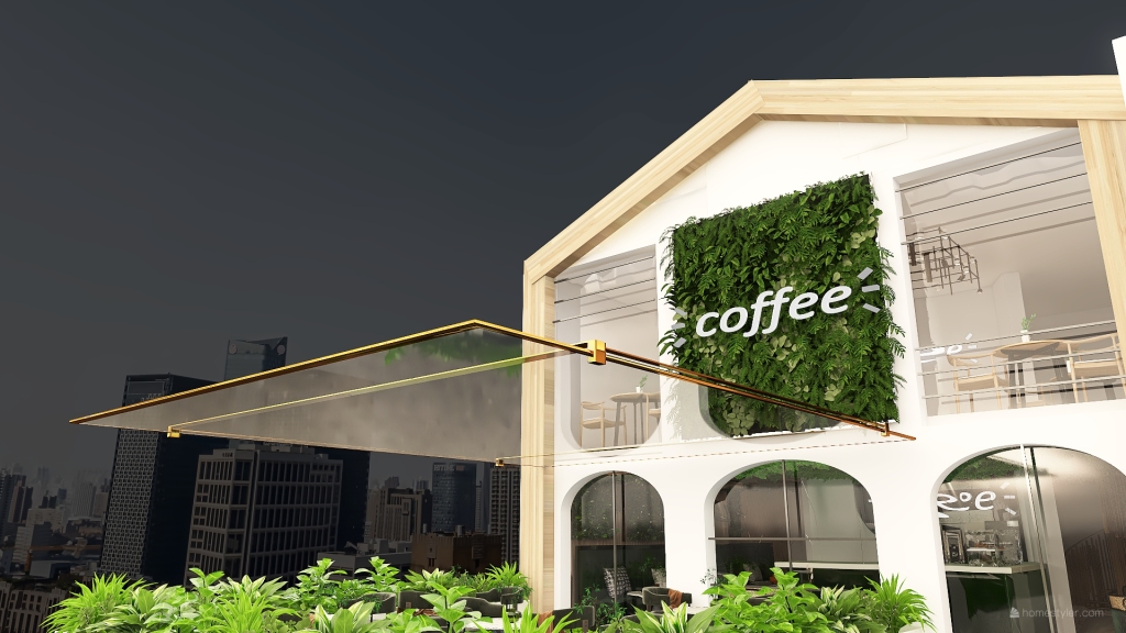 Doğa's Cafe #CafeContest 3d design renderings