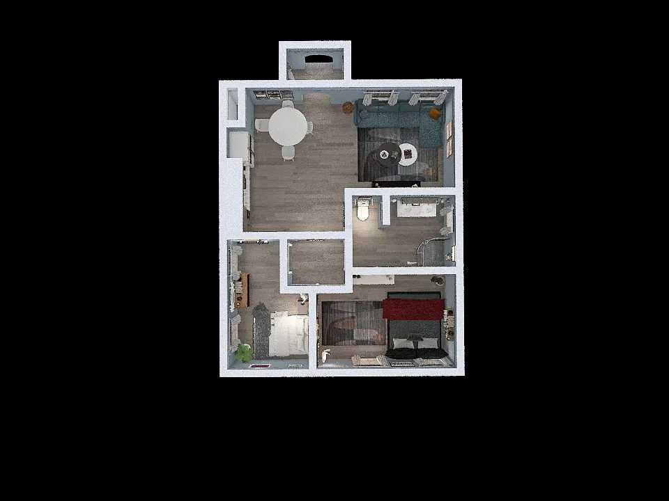 apartment- 3d design renderings