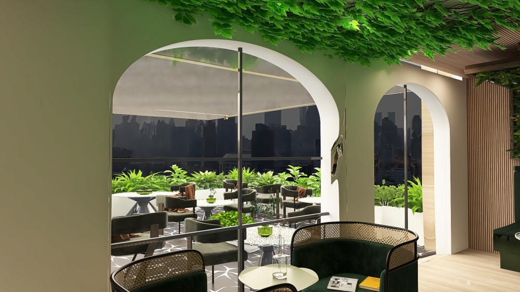 Doğa's Cafe #CafeContest 3d design renderings