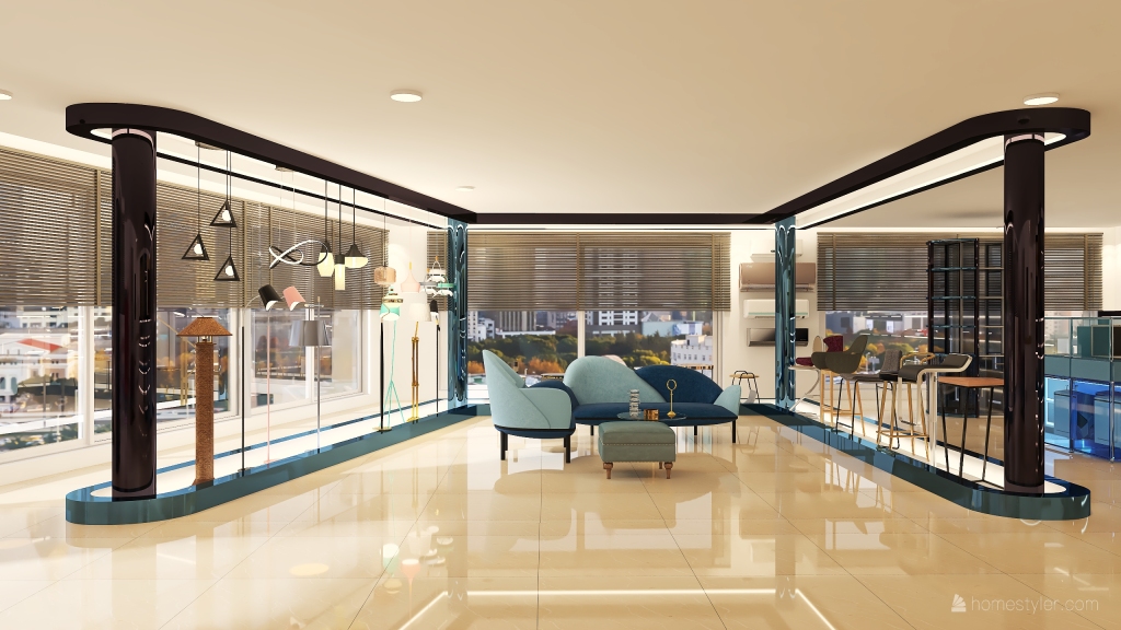 Univers Marketing Store 3d design renderings