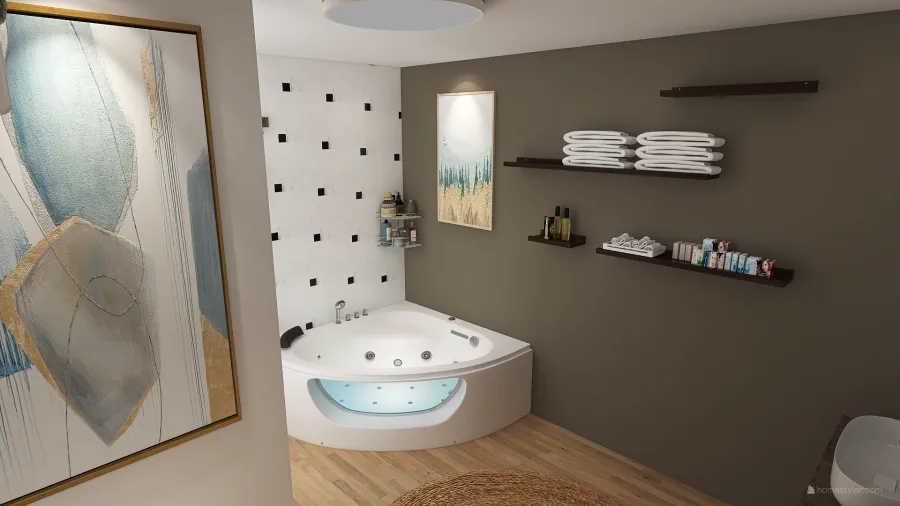 baño privado 3d design renderings