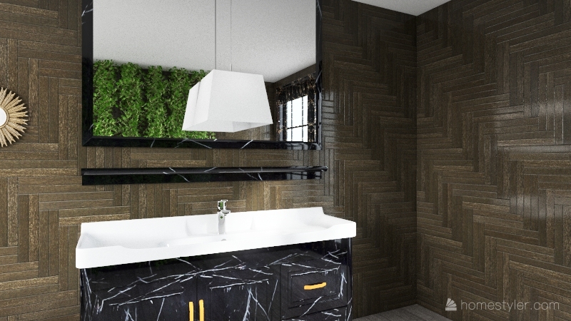 modern style bathroom 3d design renderings