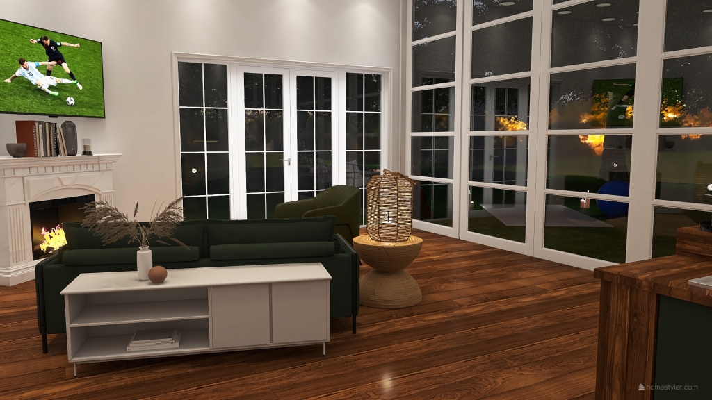 Calming house 3d design renderings
