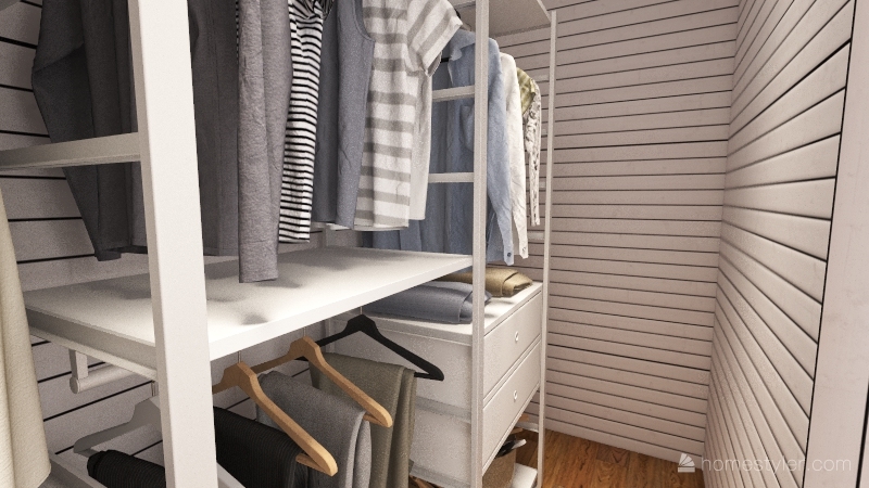 closet 3d design renderings