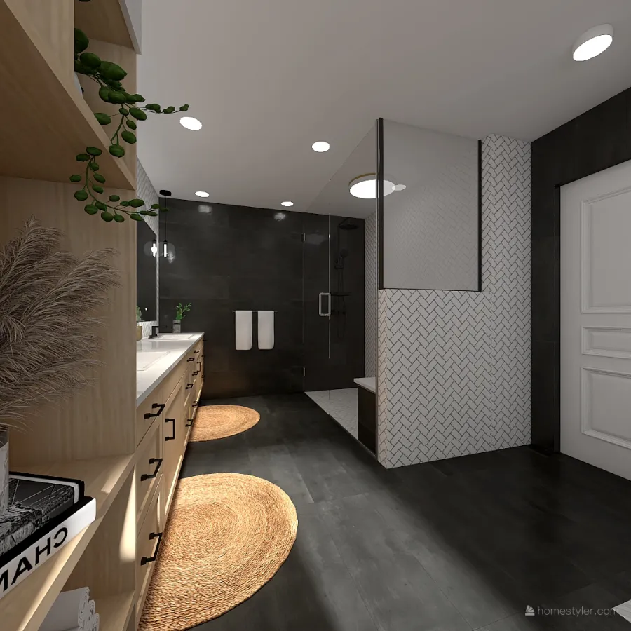 CONTEMPORARY BATH 3d design renderings