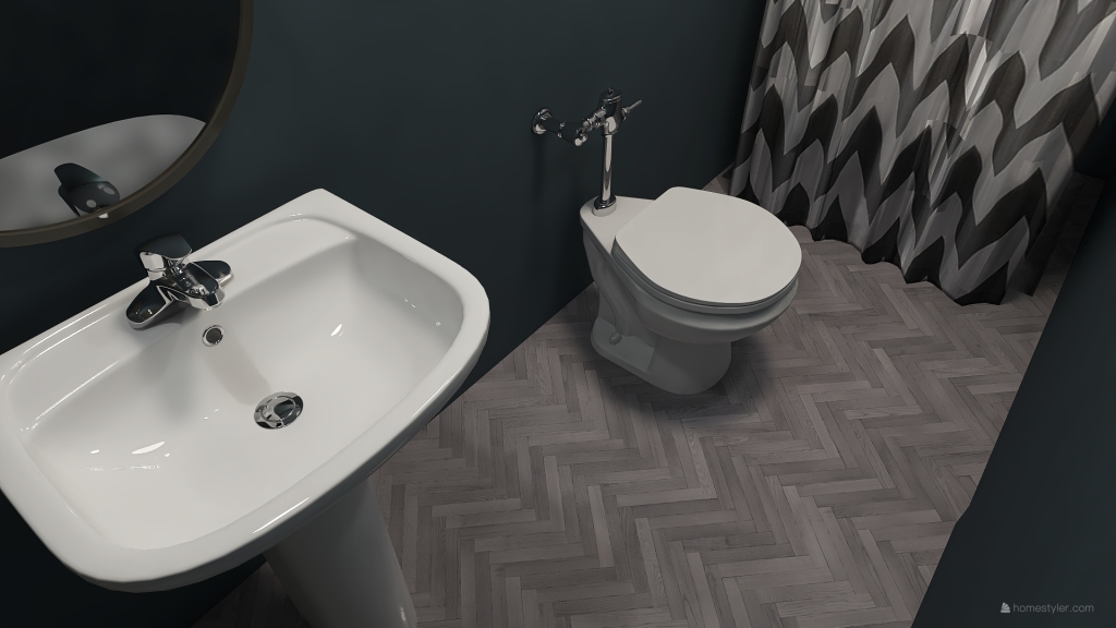 Service Bathroom 3d design renderings