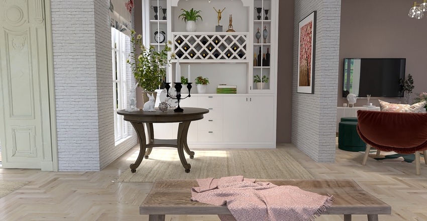 Blossom, a garden cottage Interior Design Render