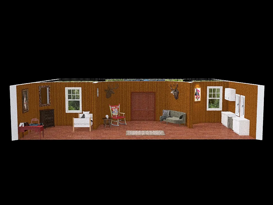Dr Jay Evil Dead House 3d design renderings