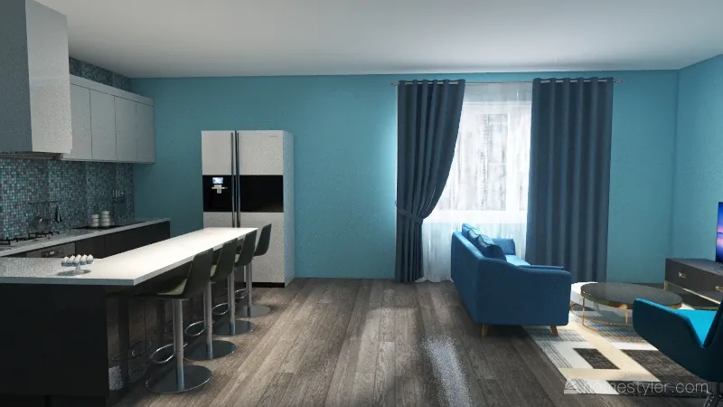 Sapphires apartment 3d design renderings