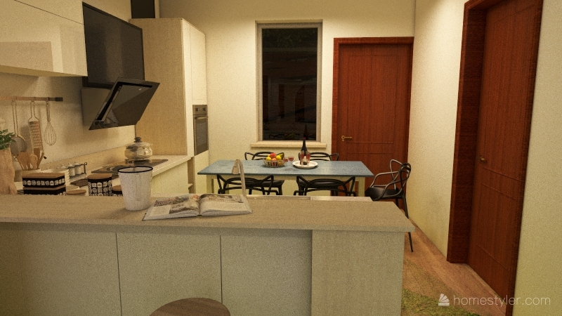 the small living 3d design renderings