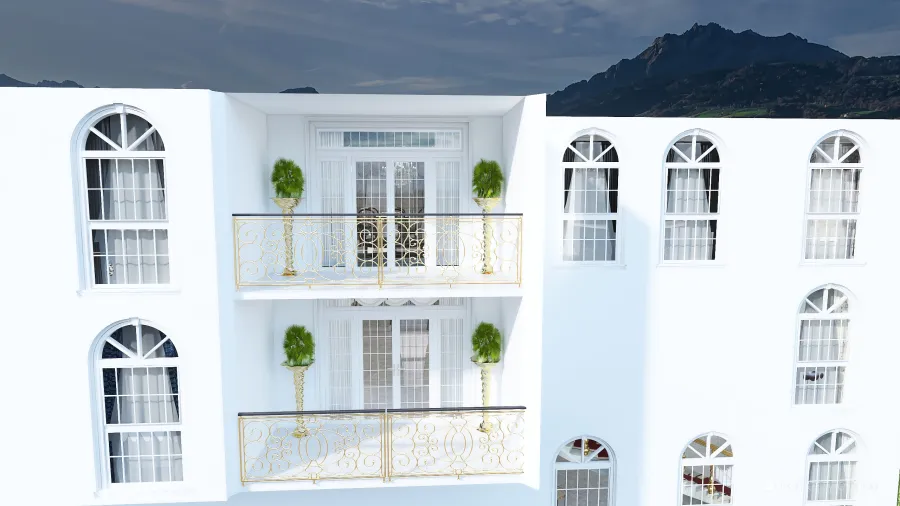 luxury hotel 3d design renderings
