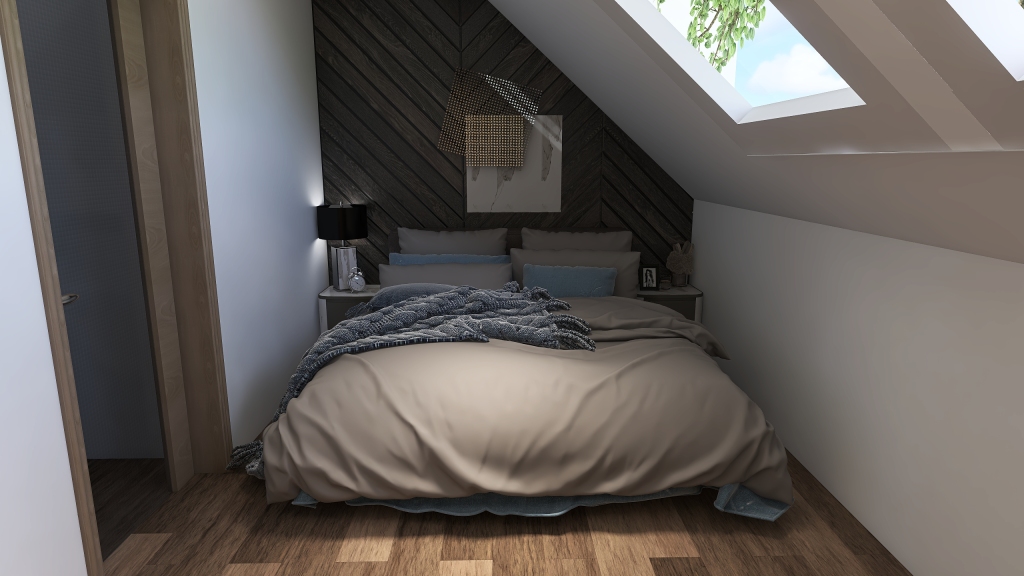 Bedroom B 3d design renderings