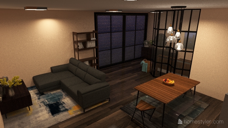 STUDIO APARTMENT Interior Design Render