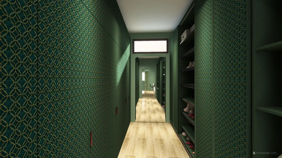 Closet Room 3d design renderings