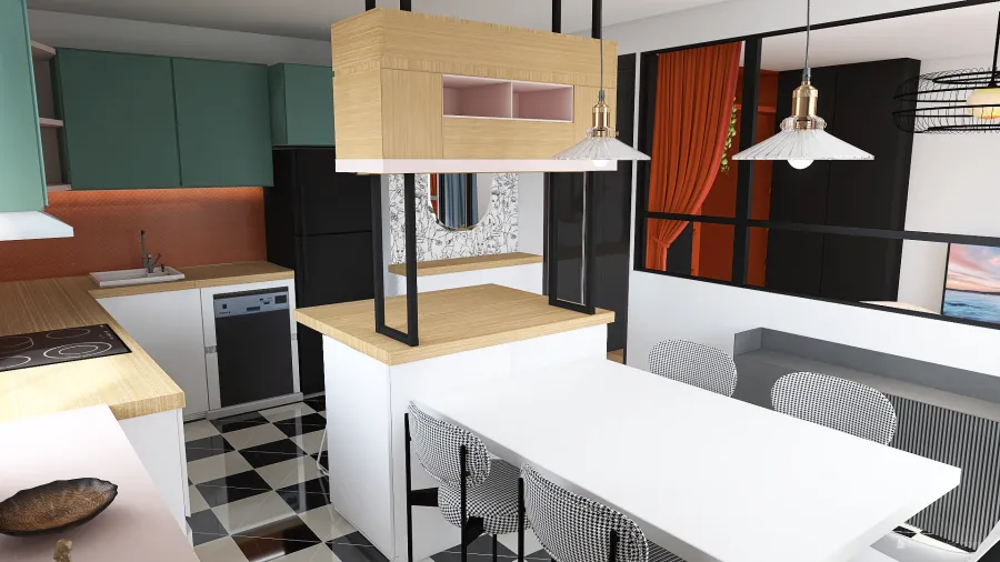 Appartement ARTY 3d design renderings