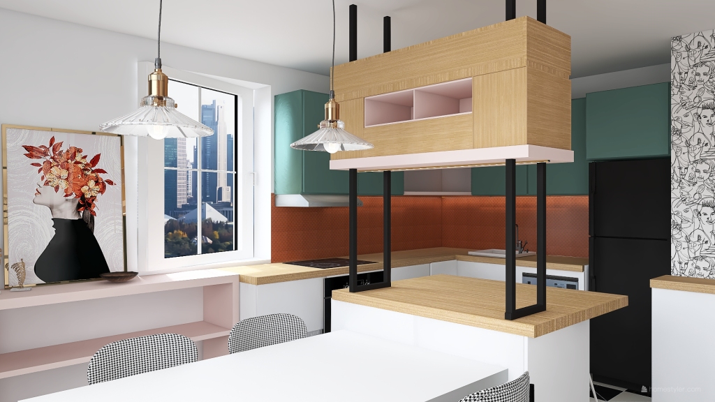 Appartement ARTY 3d design renderings