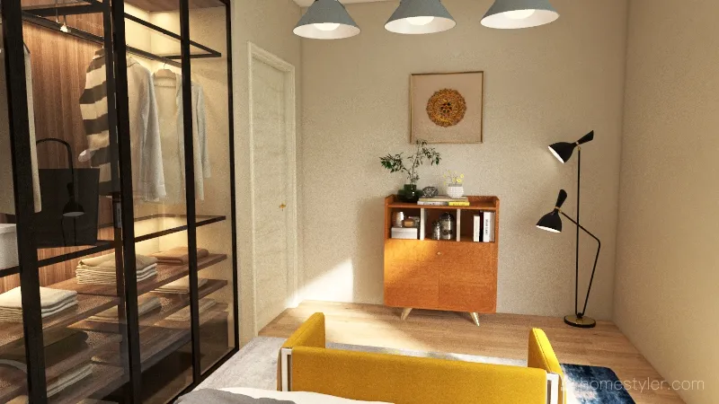 appartamento E 3d design renderings