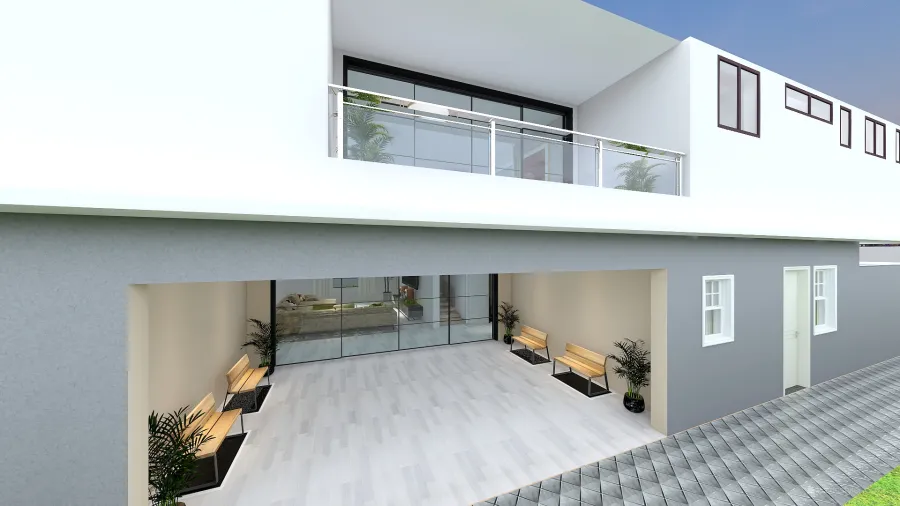 Courtyard 1 3d design renderings