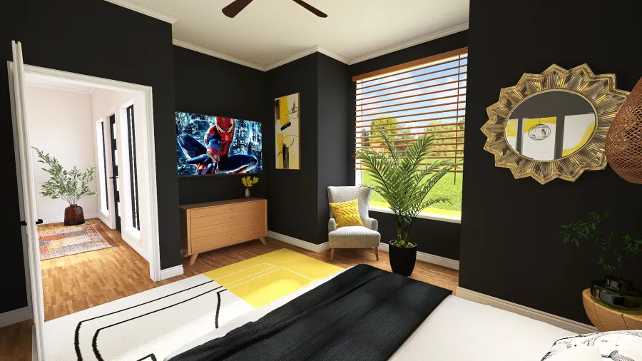 Modern Classic 3 Bedroom 3d design renderings