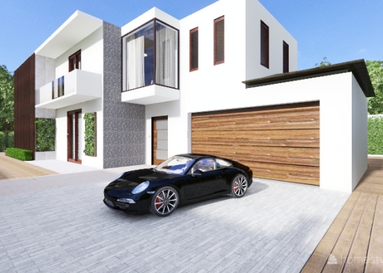 Contemporary House Design Rendering