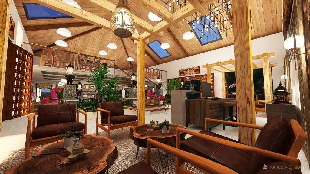 StyleOther Balay De Toril Resort Villa WarmTones WoodTones ColorScemeOther Beige 3d design renderings