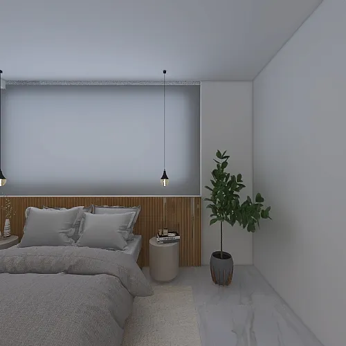 Cozy Bedroom Design Rendering
