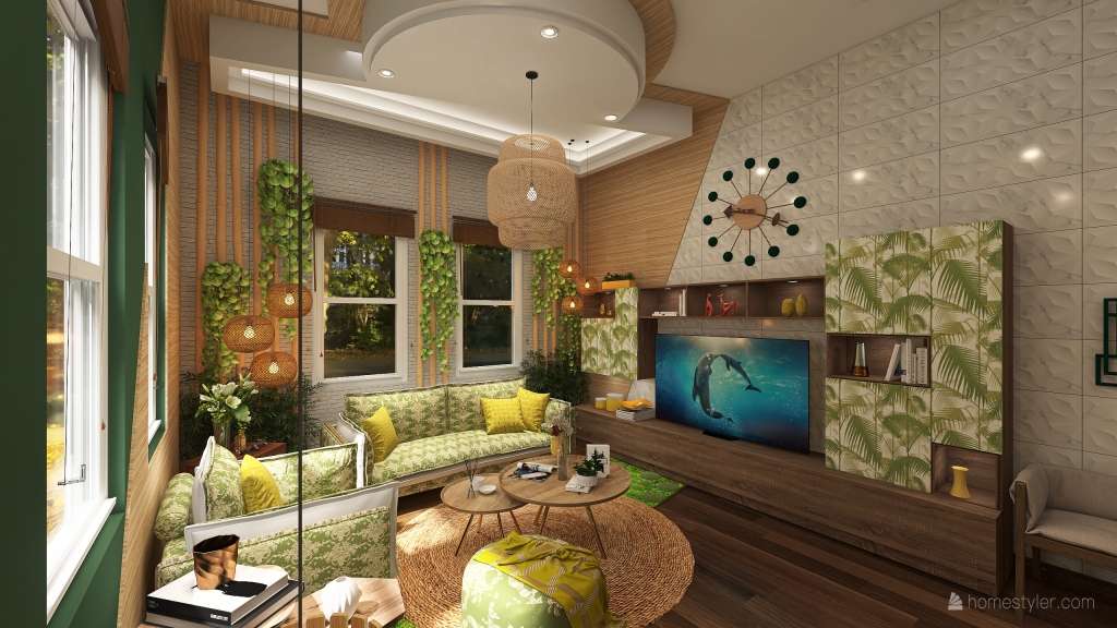 Studio - Tropical 3d design renderings