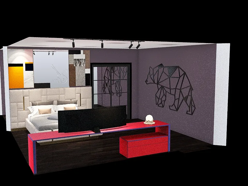 Aksel Aburto dream bedroom 3d design renderings