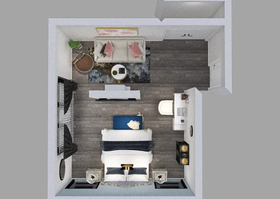Final Bedroom Plan Design Rendering