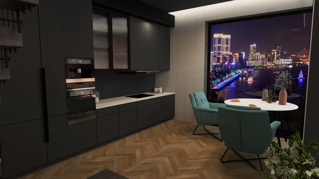 New York apartment 3d design renderings