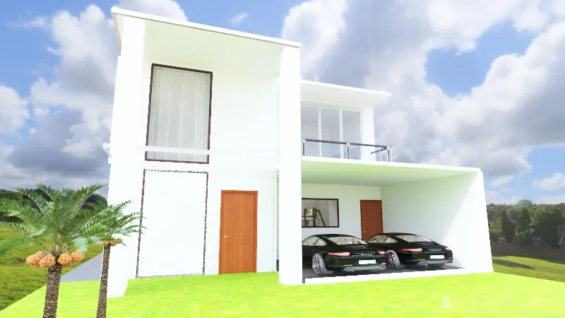 Brazilian house 3d design renderings