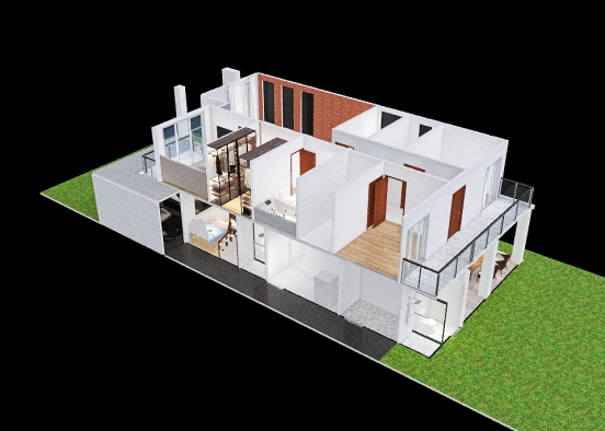 Copy of Brazilian house Design Rendering