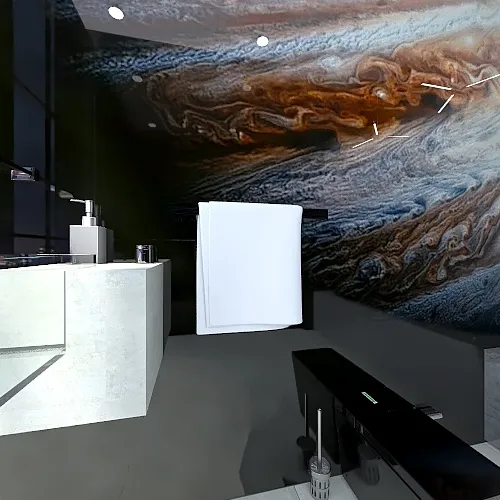 Solar System Flat 3d design renderings