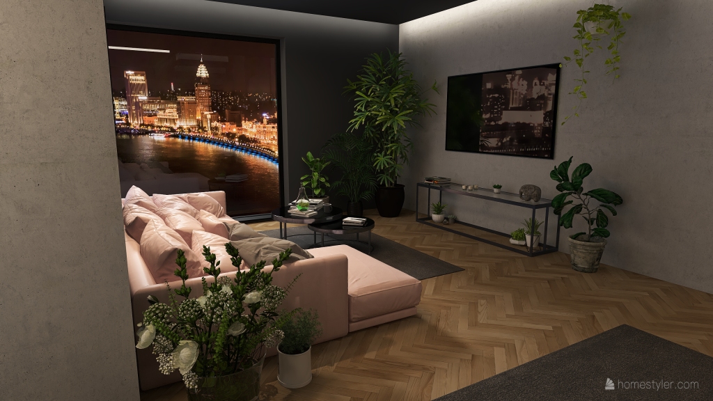 New York apartment 3d design renderings