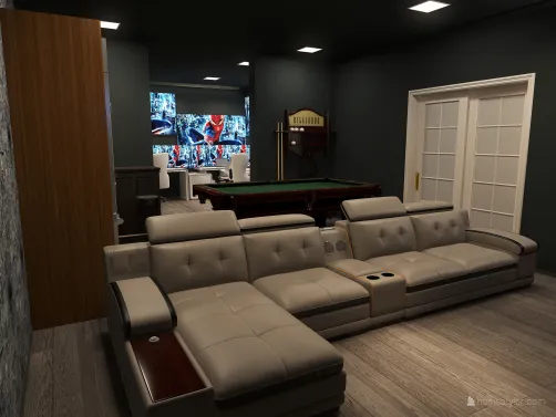 gaming room/theatre room