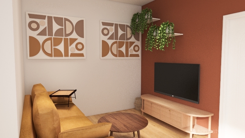 Cosy Boho Home 3-16-2021 Interior Design Render