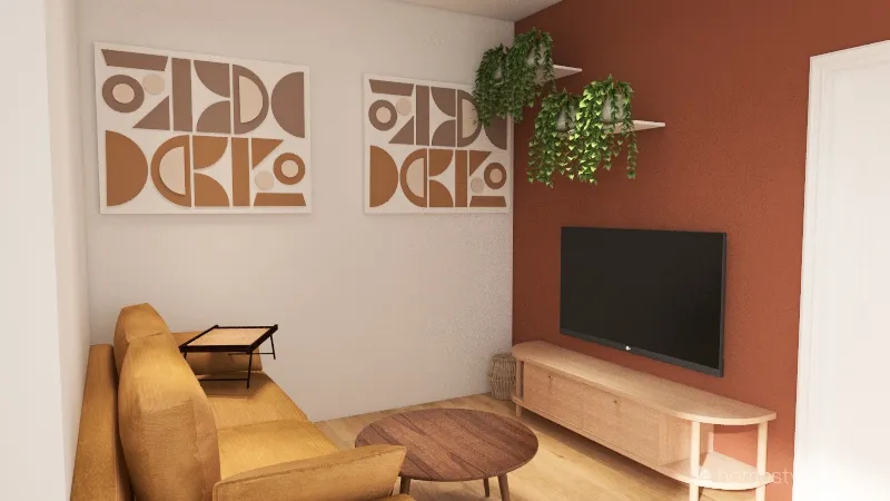 Cosy Boho Home  3-16-2021 3d design renderings