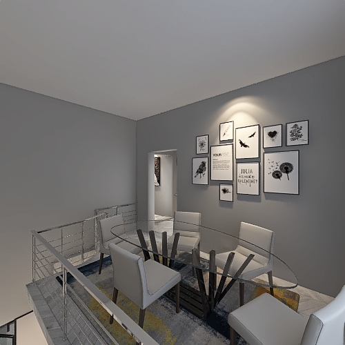 Maison moderne de deux étages(FRENCH) 3d design renderings