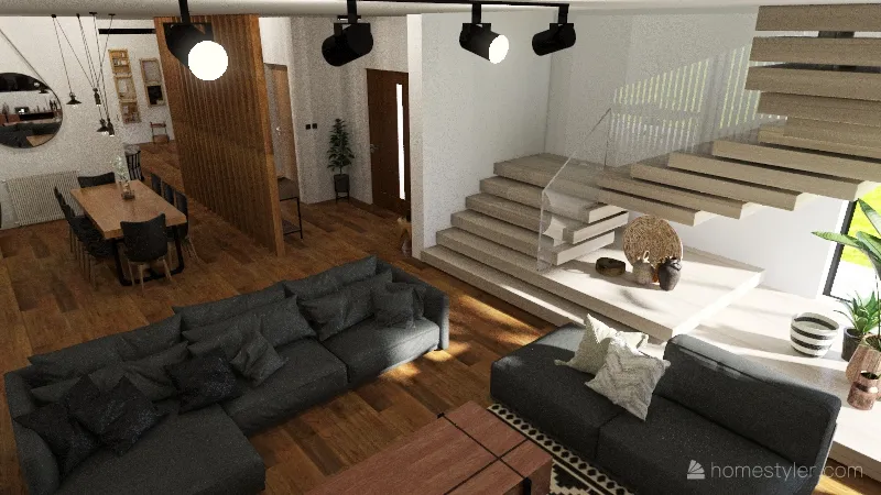 Living comedor 3d design renderings