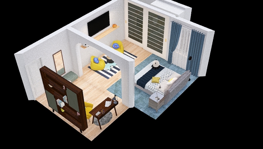 FINAL Turpin-TDJ2O1-Bedroom Floorplan 3d design picture 36.82