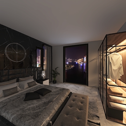 Maison moderne de deux étages(FRENCH) 3d design renderings
