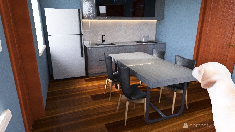 a small living 3d design renderings