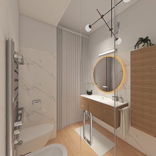bagno zona notte 2 3d design renderings