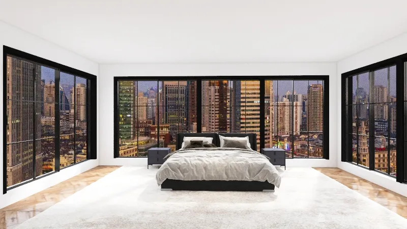 small NYC appartment 3d design renderings