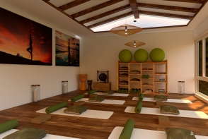salon yoga Design Rendering