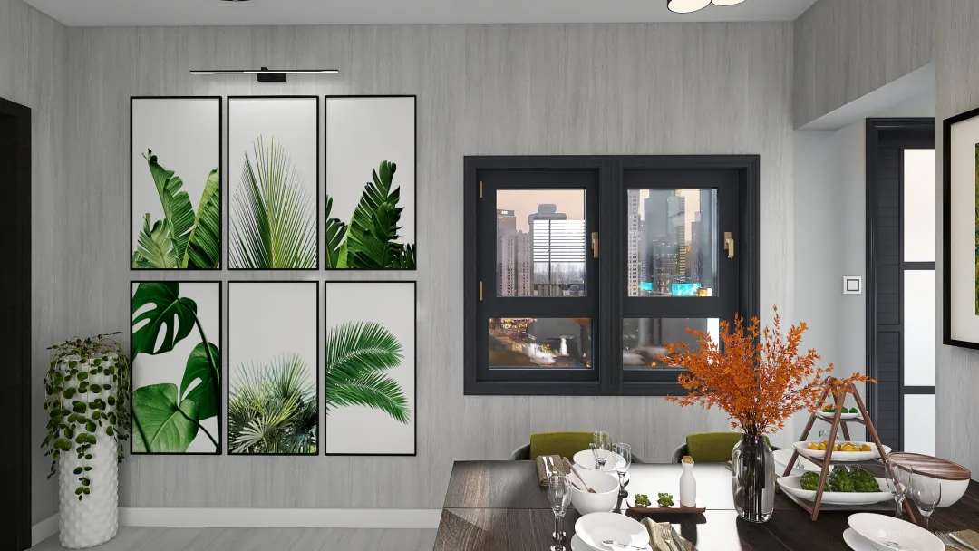 NYC  Small Appartment 3d design renderings