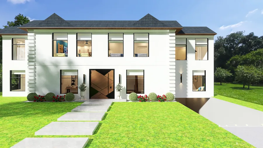 039| house of AlphaVille 3d design renderings