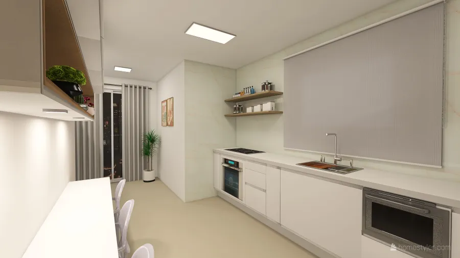 Cozinha Moderna 3d design renderings