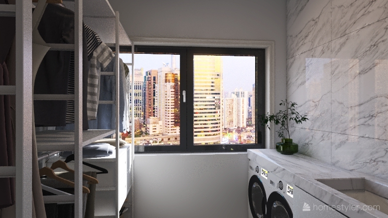 Copy of Apartament in Los Angeles 3d design renderings